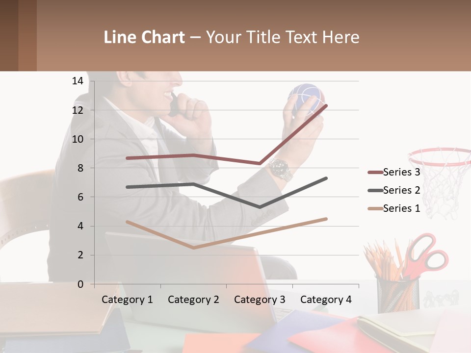 Connect Smile Cup PowerPoint Template