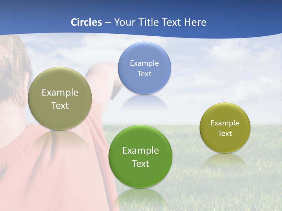 Fly Sun Throwing PowerPoint Template