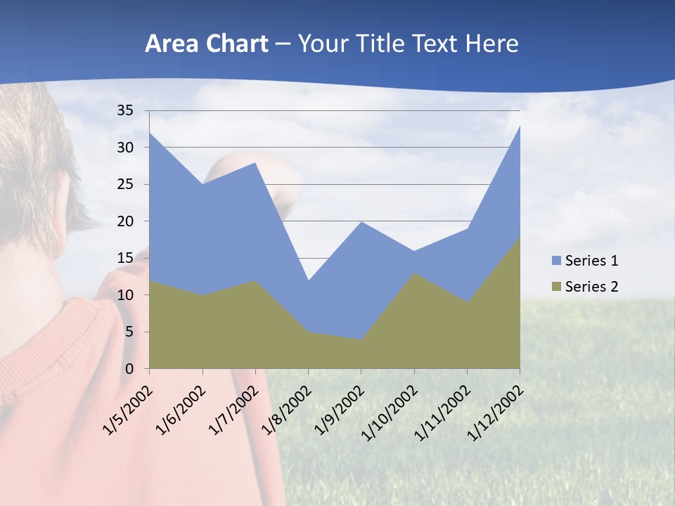 Fly Sun Throwing PowerPoint Template