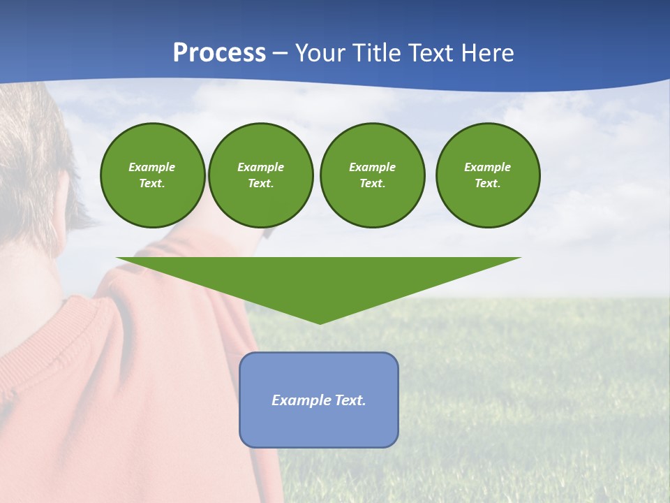 Fly Sun Throwing PowerPoint Template