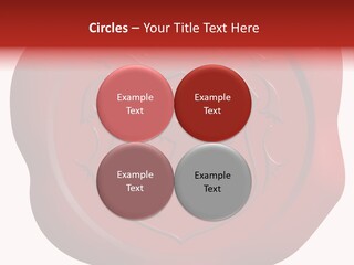 A Red Wax Seal With A Lion On It PowerPoint Template