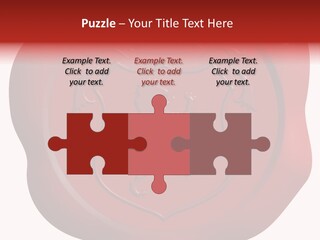 A Red Wax Seal With A Lion On It PowerPoint Template