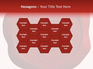 A Red Wax Seal With A Lion On It PowerPoint Template