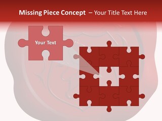 A Red Wax Seal With A Lion On It PowerPoint Template