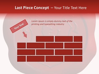 A Red Wax Seal With A Lion On It PowerPoint Template
