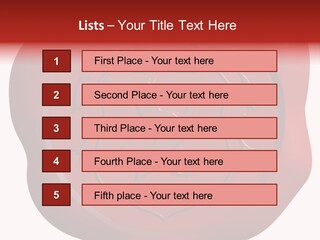 A Red Wax Seal With A Lion On It PowerPoint Template