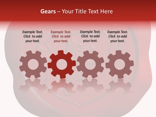 A Red Wax Seal With A Lion On It PowerPoint Template