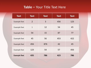 A Red Wax Seal With A Lion On It PowerPoint Template