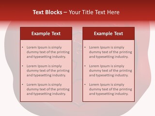 A Red Wax Seal With A Lion On It PowerPoint Template