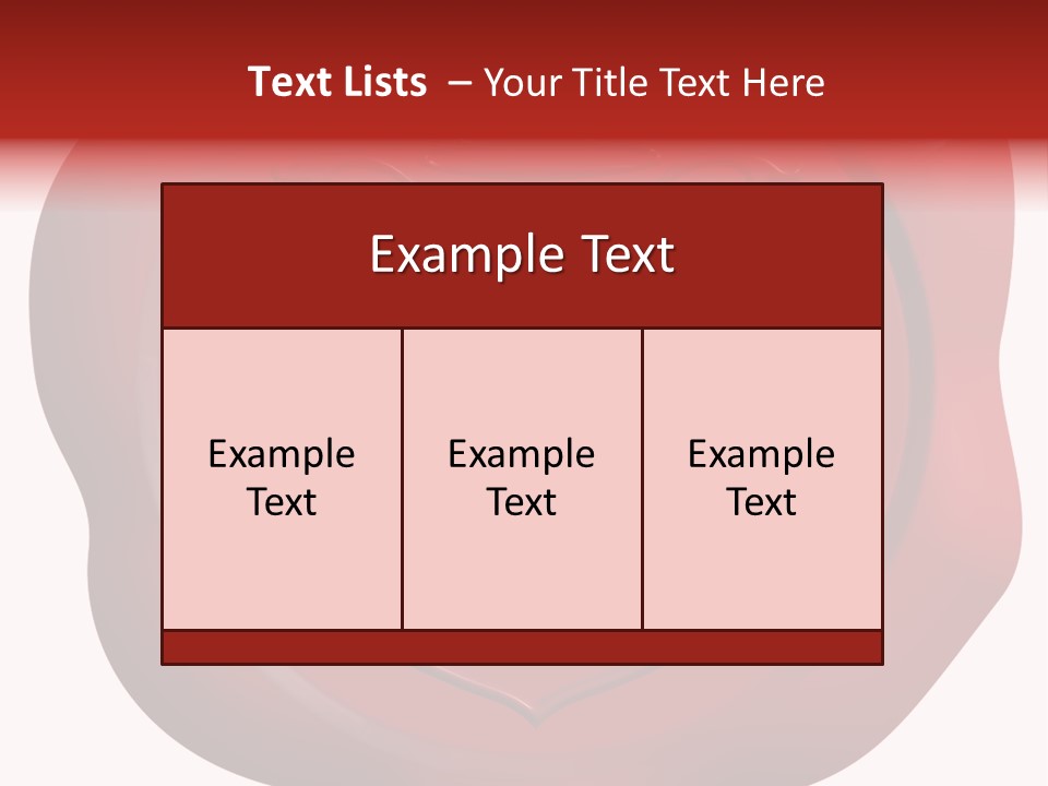 A Red Wax Seal With A Lion On It PowerPoint Template