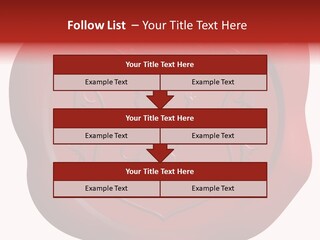 A Red Wax Seal With A Lion On It PowerPoint Template