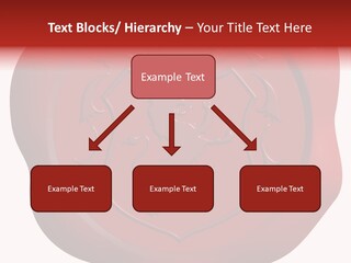 A Red Wax Seal With A Lion On It PowerPoint Template