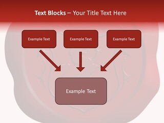 A Red Wax Seal With A Lion On It PowerPoint Template