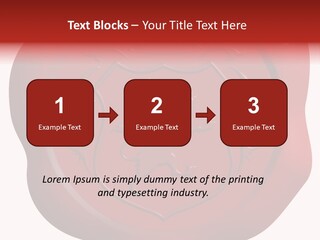 A Red Wax Seal With A Lion On It PowerPoint Template