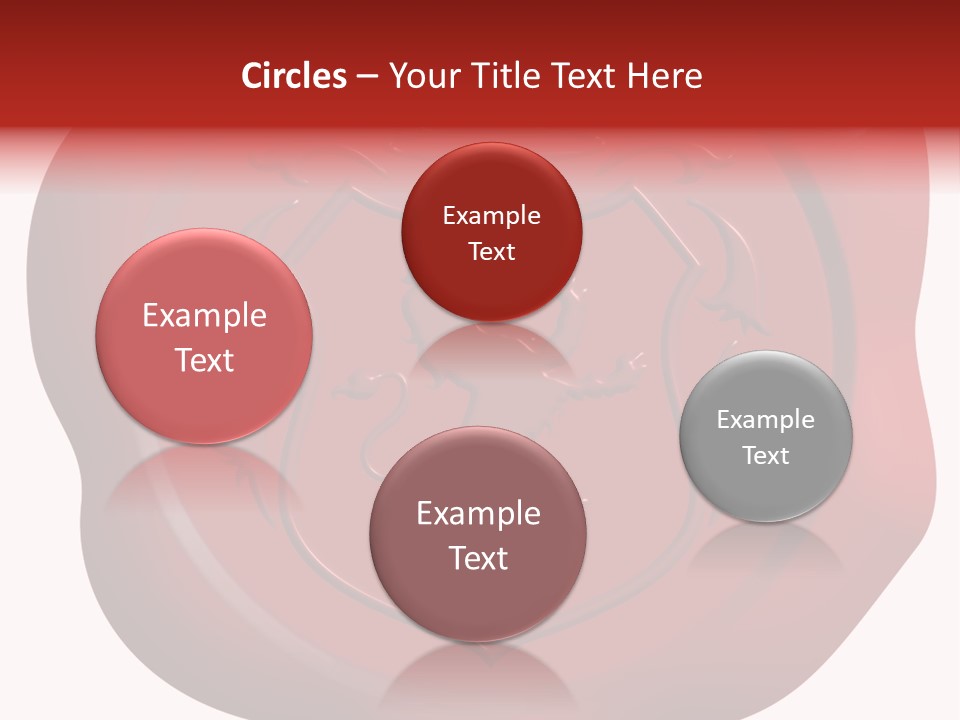 A Red Wax Seal With A Lion On It PowerPoint Template