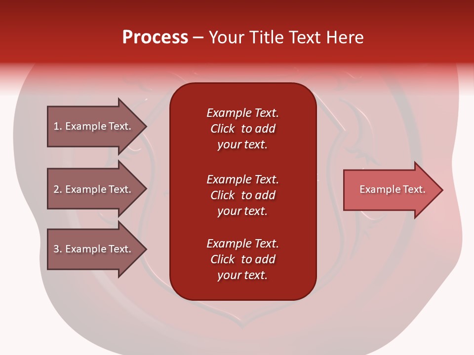 A Red Wax Seal With A Lion On It PowerPoint Template