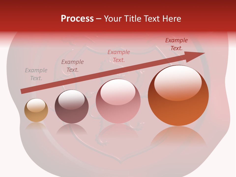 A Red Wax Seal With A Lion On It PowerPoint Template