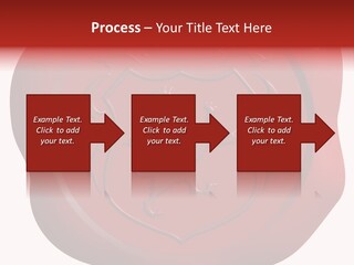 A Red Wax Seal With A Lion On It PowerPoint Template