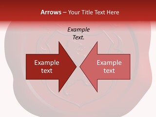 A Red Wax Seal With A Lion On It PowerPoint Template