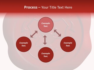 A Red Wax Seal With A Lion On It PowerPoint Template