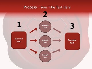 A Red Wax Seal With A Lion On It PowerPoint Template