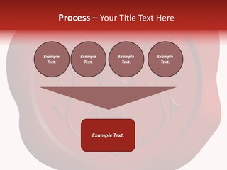 A Red Wax Seal With A Lion On It PowerPoint Template