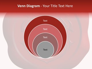 A Red Wax Seal With A Lion On It PowerPoint Template