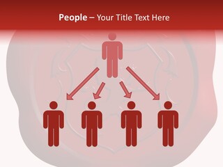 A Red Wax Seal With A Lion On It PowerPoint Template