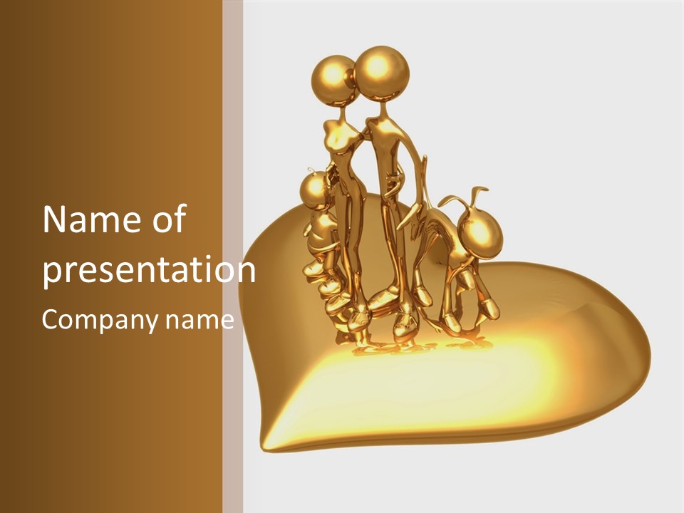 Over Character Presentation PowerPoint Template