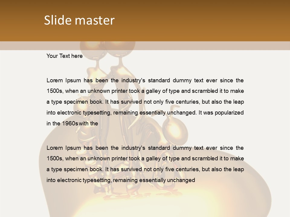 Over Character Presentation PowerPoint Template