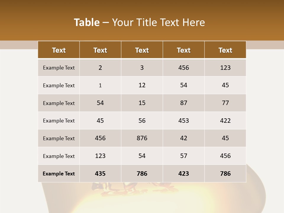 Over Character Presentation PowerPoint Template
