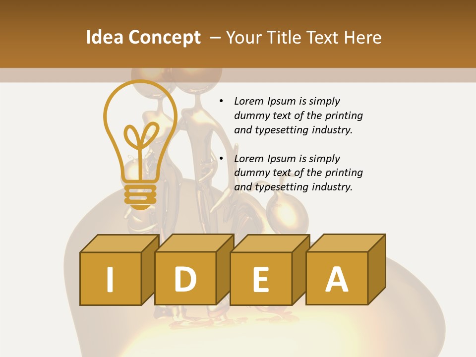 Over Character Presentation PowerPoint Template