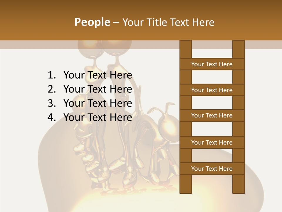 Over Character Presentation PowerPoint Template