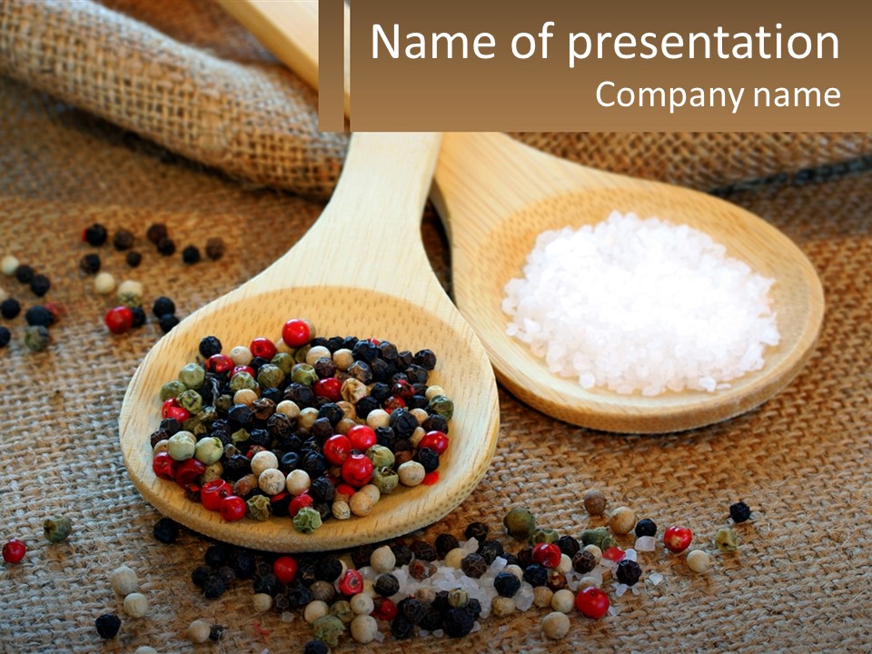 Salt Details Spice PowerPoint Template