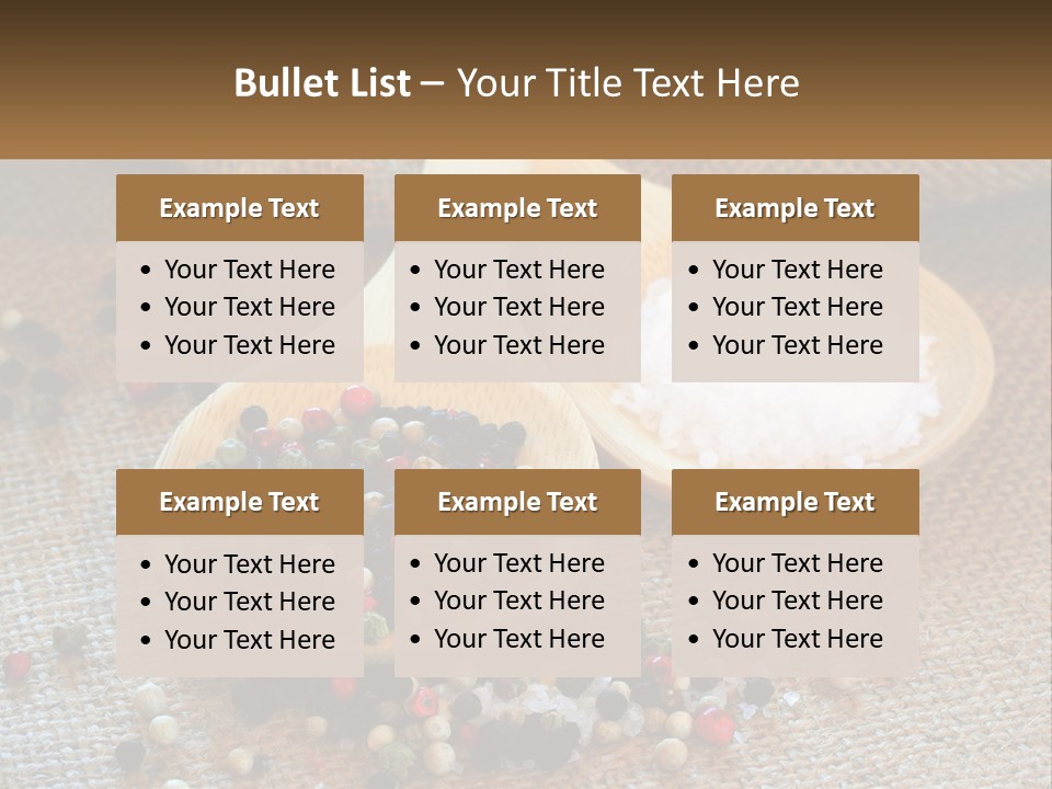 Salt Details Spice PowerPoint Template