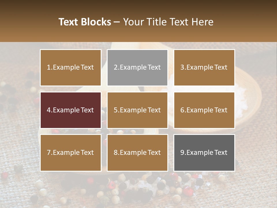 Salt Details Spice PowerPoint Template