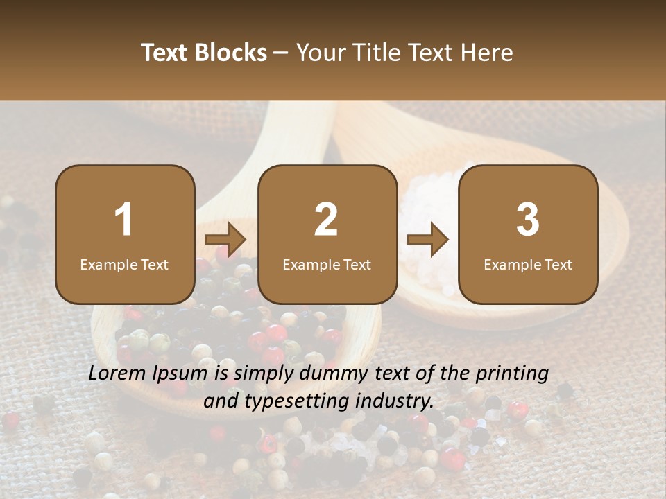 Salt Details Spice PowerPoint Template