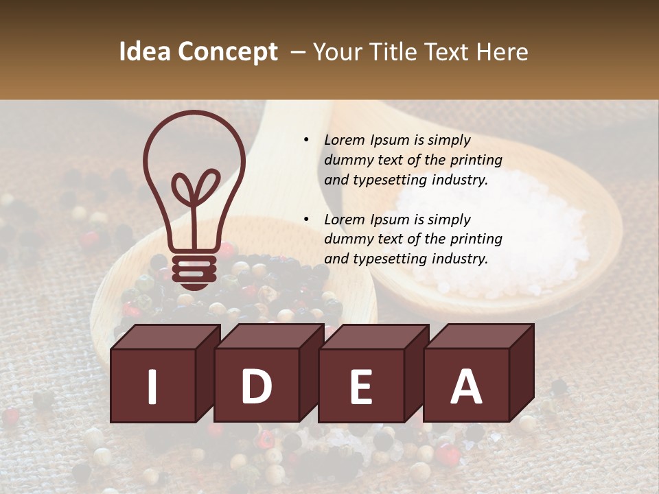 Salt Details Spice PowerPoint Template