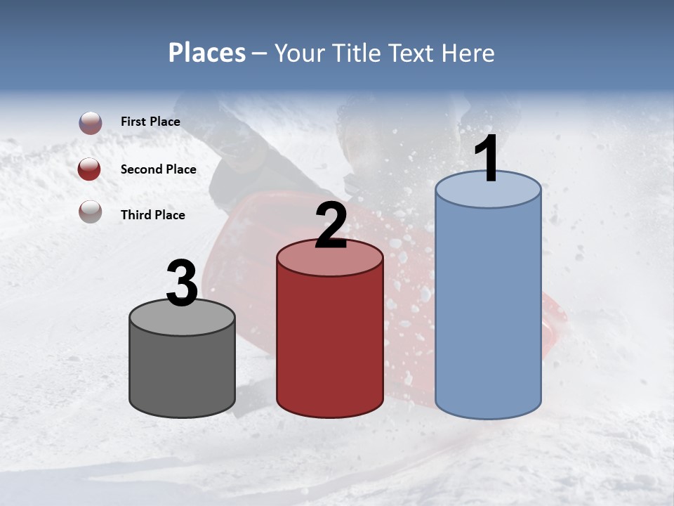 Sport Season Sled PowerPoint Template