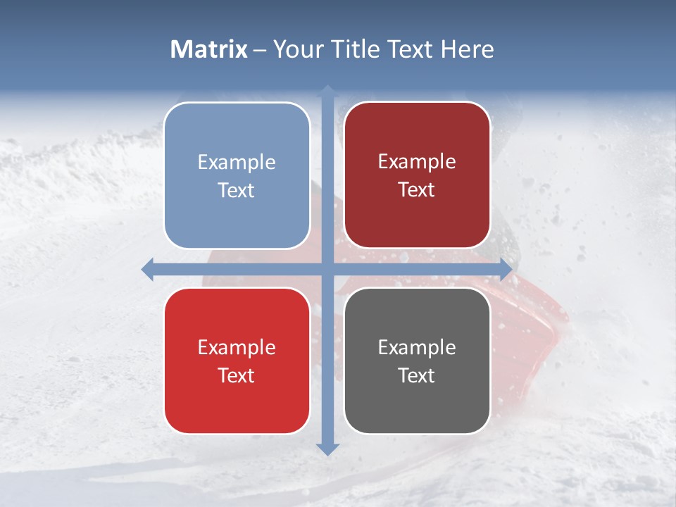 Sport Season Sled PowerPoint Template