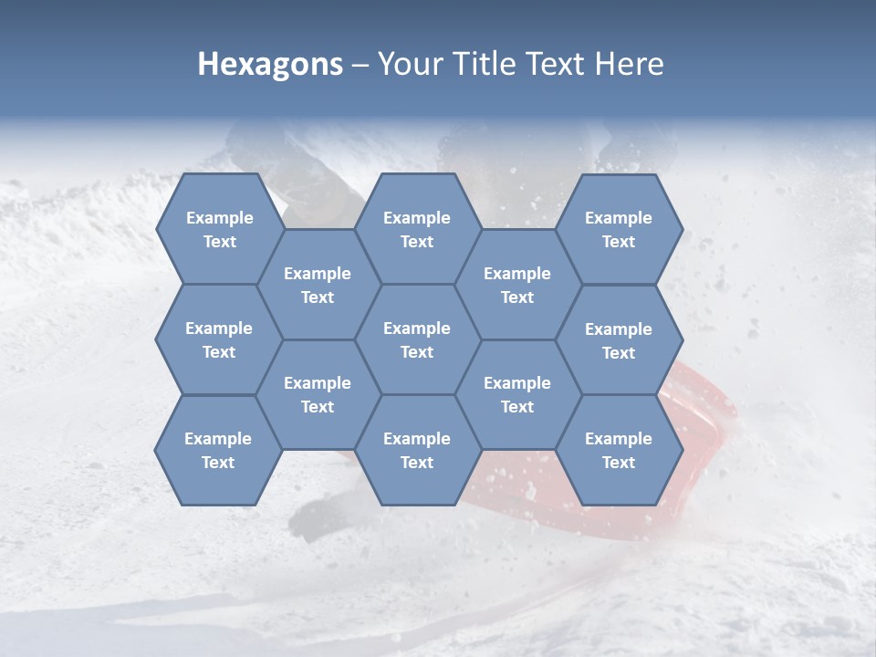 Sport Season Sled PowerPoint Template