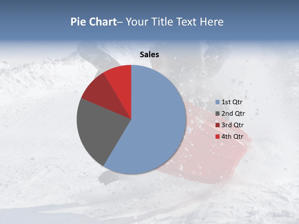 Sport Season Sled PowerPoint Template