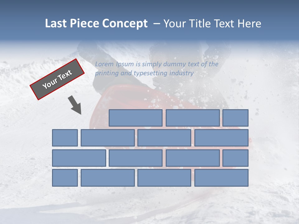Sport Season Sled PowerPoint Template