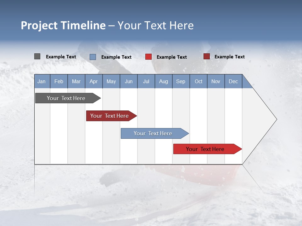 Sport Season Sled PowerPoint Template