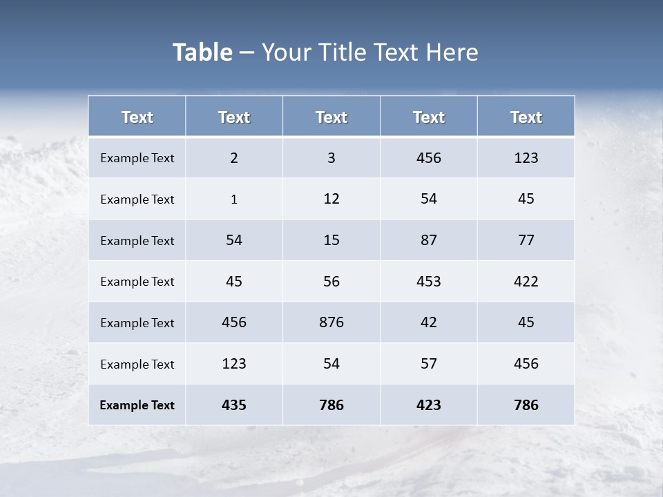 Sport Season Sled PowerPoint Template