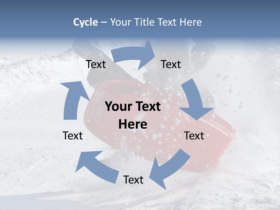Sport Season Sled PowerPoint Template