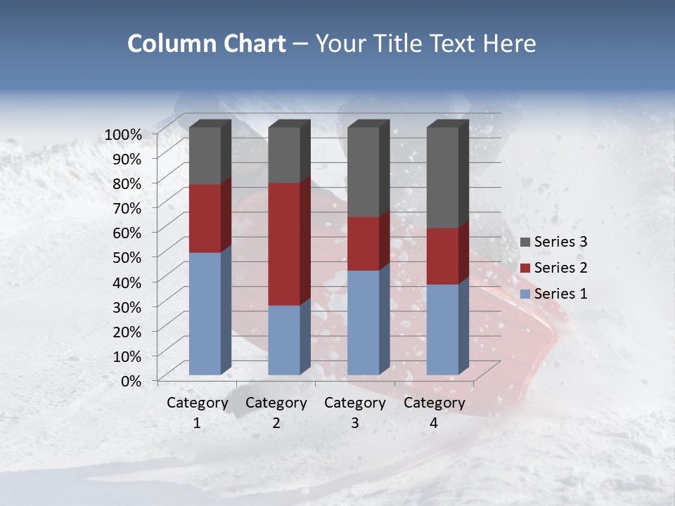 Sport Season Sled PowerPoint Template