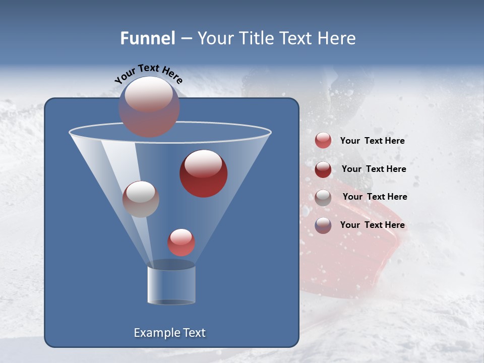 Sport Season Sled PowerPoint Template