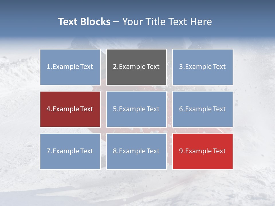 Sport Season Sled PowerPoint Template