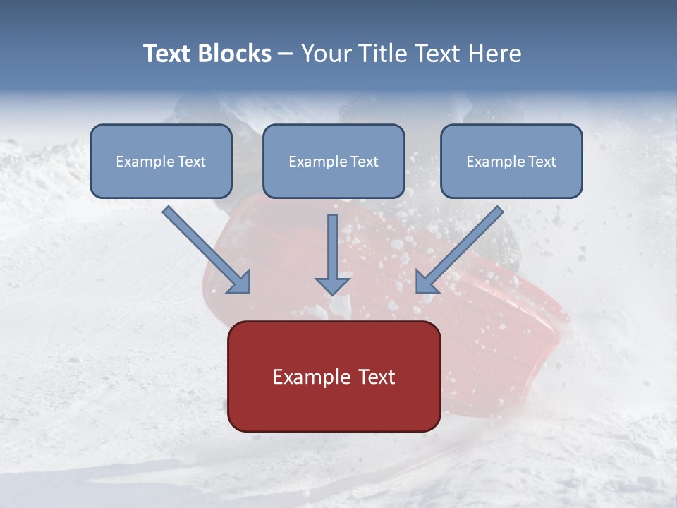 Sport Season Sled PowerPoint Template